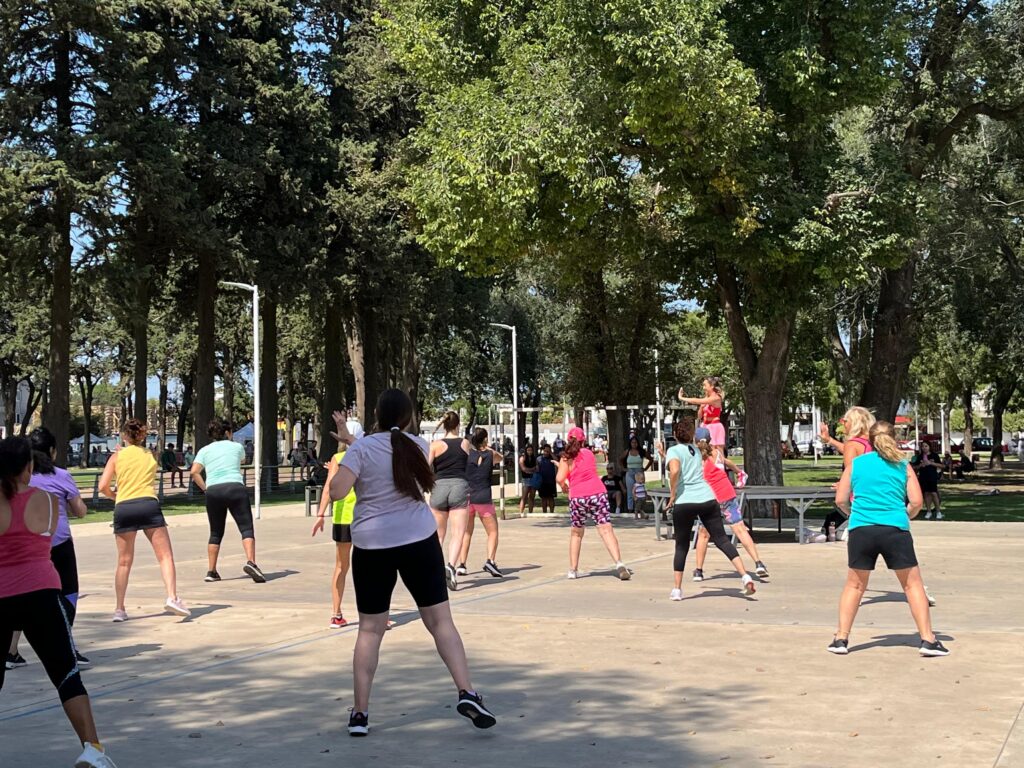 Verano en Venado: “Venite al Parque” incluyó este domingo una “Fiesta Zumbera”