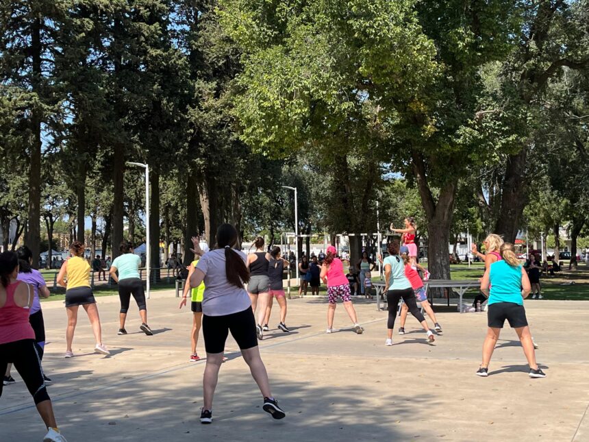 Verano en Venado: “Venite al Parque” incluyó este domingo una “Fiesta Zumbera”