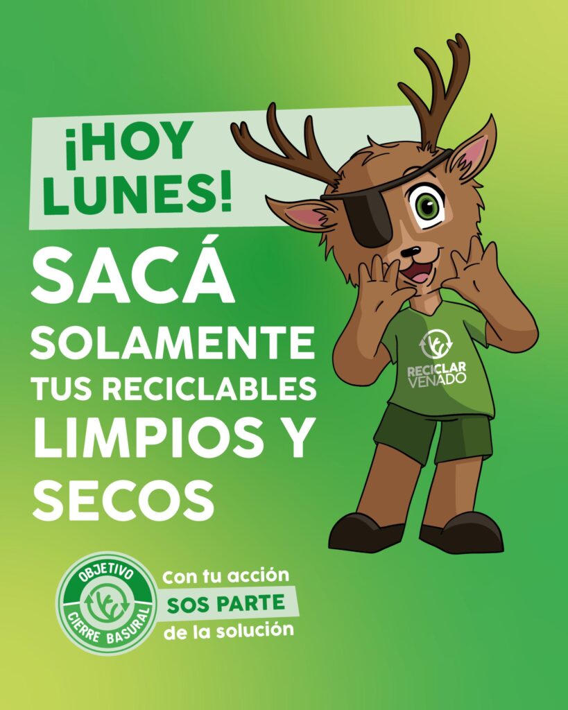 Objetivo Cierre Basural. Este lunes es el turno de los reciclables limpios y secos