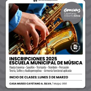 Inscripción abierta para la Escuela de Música Cayetano Alberto Silva