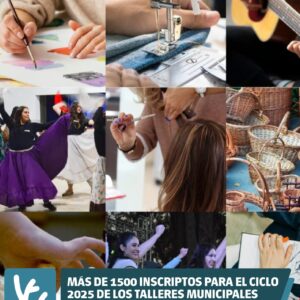 Más de 1500 inscriptos para el ciclo 2025 de los Talleres Municipales