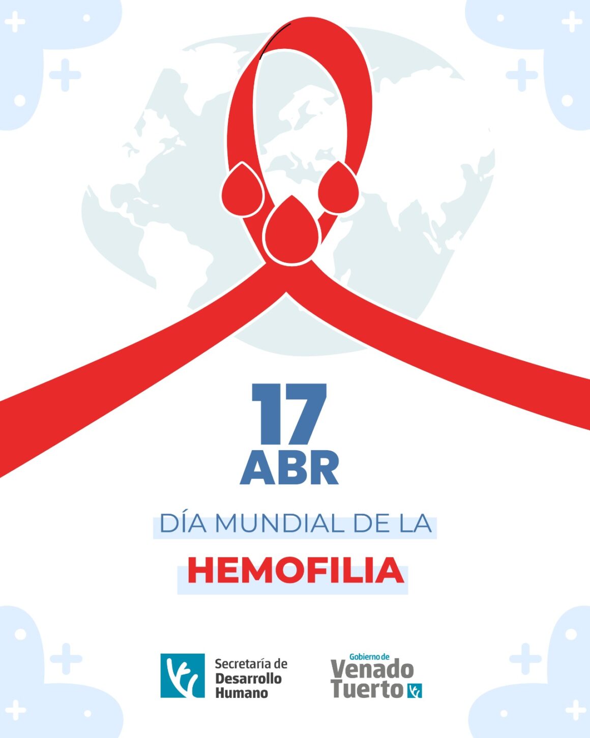 Concientización, compromiso y acompañamiento: Venado Tuerto se suma al Día Mundial de la Hemofilia