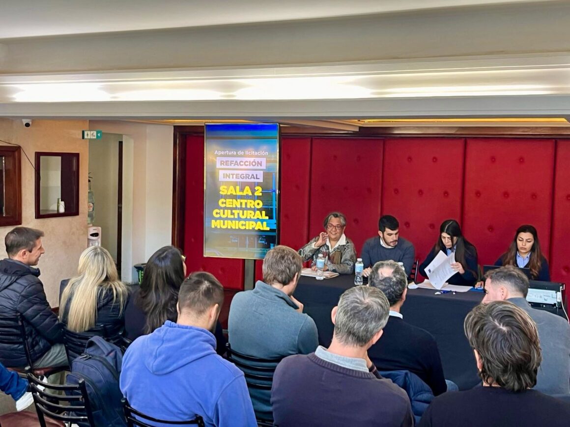 Compromiso Asumido: está en marcha la recuperación de la sala 2 del Centro Cultural de Venado Tuerto