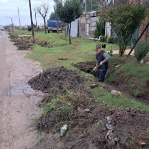 El municipio refuerza la tarea de limpieza de cunetas y desagües
