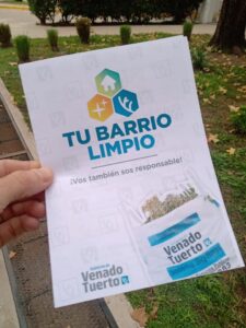 “Tu Barrio limpio”: Gestión participativa intervino en el Ciudad Nueva para un manejo adecuado de los residuos mayores