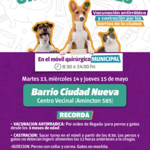 Servicio municipal: El programa “Orejas Verdes” llega a la vecinal del Ciudad Nueva