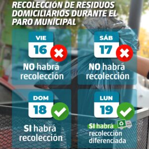 Viernes con servicios reducidos por el paro de trabajadores municipales