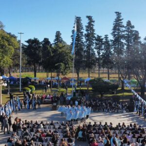 Importante rescate de la figura del general Manuel Belgrano en el acto por el Día la Bandera