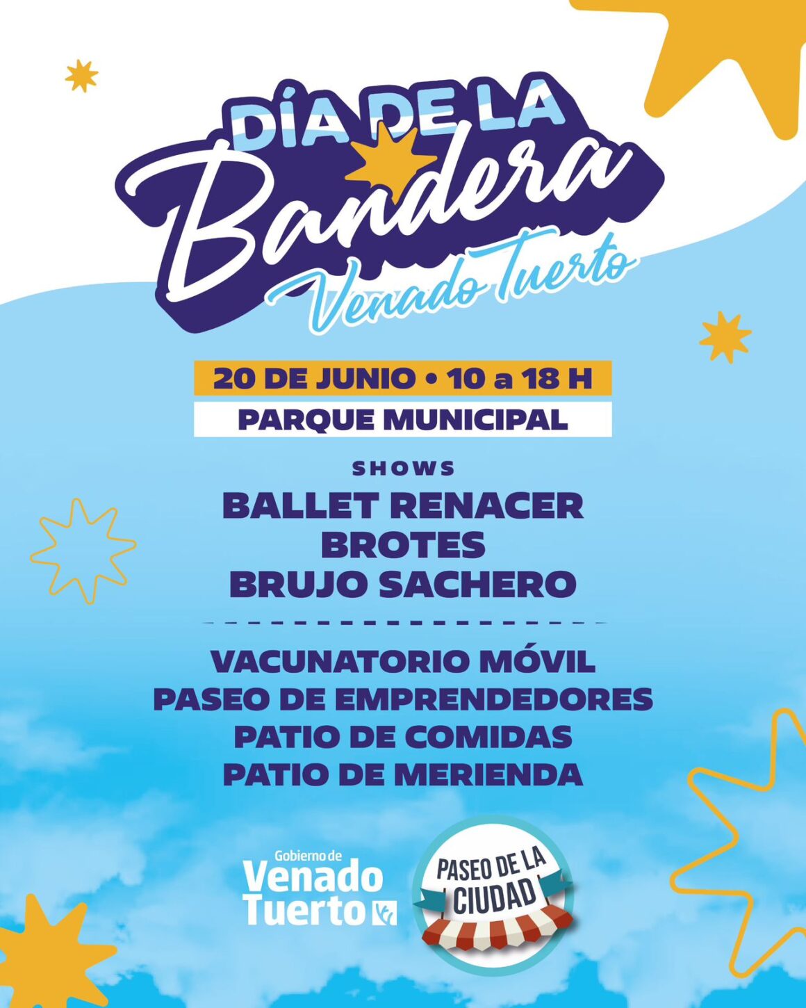 El Paseo de la Ciudad celebra el Día de la Bandera con shows, emprendedores, gastronomía y más