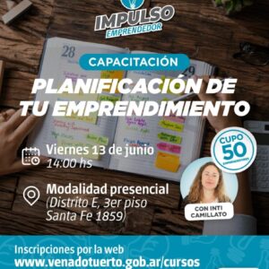 Impulso Emprendedor lanza la nueva capacitación “Planificación de tu Emprendimiento”