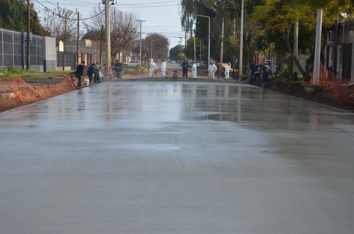 El plan de pavimentación municipal avanza a buen ritmo
