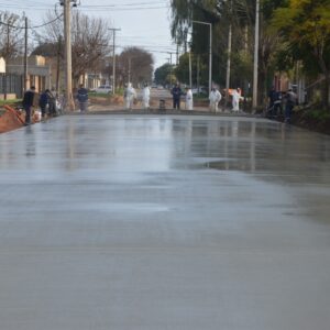 El plan de pavimentación municipal avanza a buen ritmo