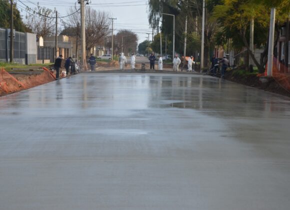 El plan de pavimentación municipal avanza a buen ritmo