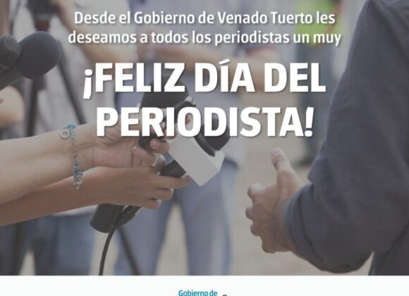 Salutación del intendente por el Día del Periodista