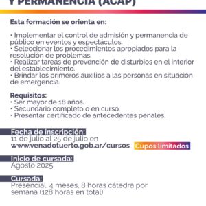 Gobiernos en sintonía: Curso para agente de control de admisión y permanencia