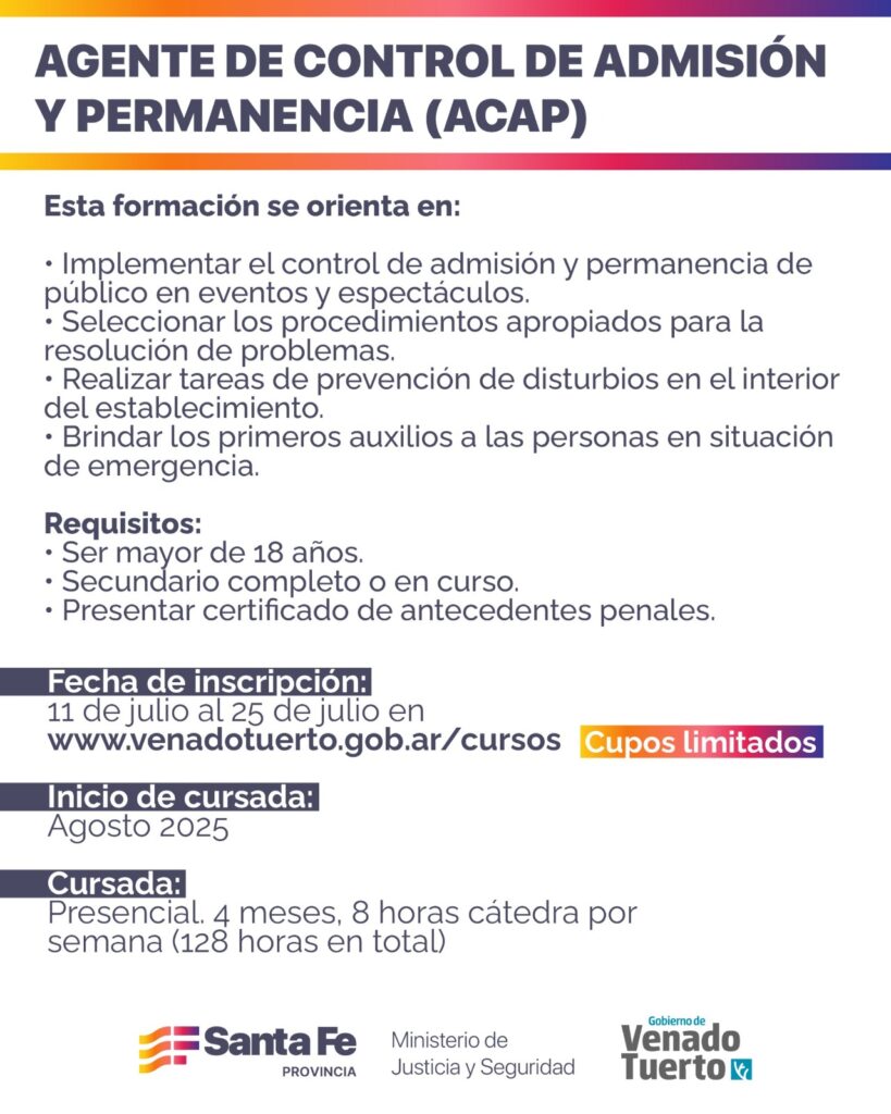 Gobiernos en sintonía: Curso para agente de control de admisión y permanencia