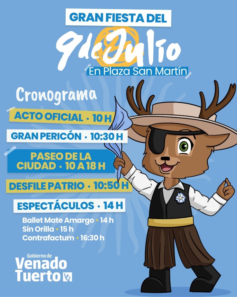 209 años de la Independencia: Gran fiesta del 9 de Julio en plaza San Martín
