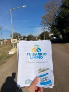Responsabilidad ciudadana: presencia del equipo de Gestión Participativa en barrio Tiro Federal