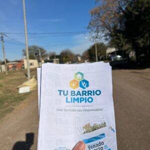 Responsabilidad ciudadana: presencia del equipo de Gestión Participativa en barrio Tiro Federal