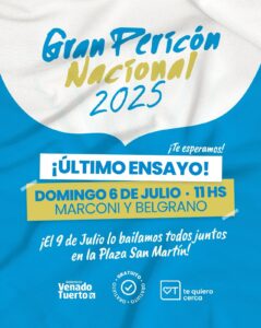 Identidad y unidad: Último ensayo del Gran Pericón Nacional en plaza San Martín