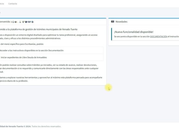 Las Escribanías podrán gestionar online el libre deuda de Inmuebles Urbanos y Rurales