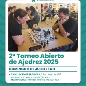 Juego ciencia: Domingo a puro ajedrez en la Asociación Española