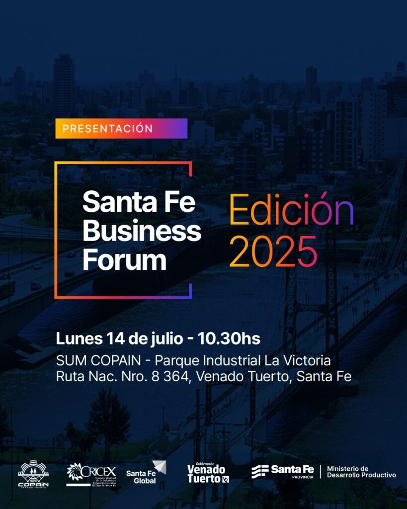 Presentan en nuestra ciudad la edición 2025 del Santa Fe Business Forum