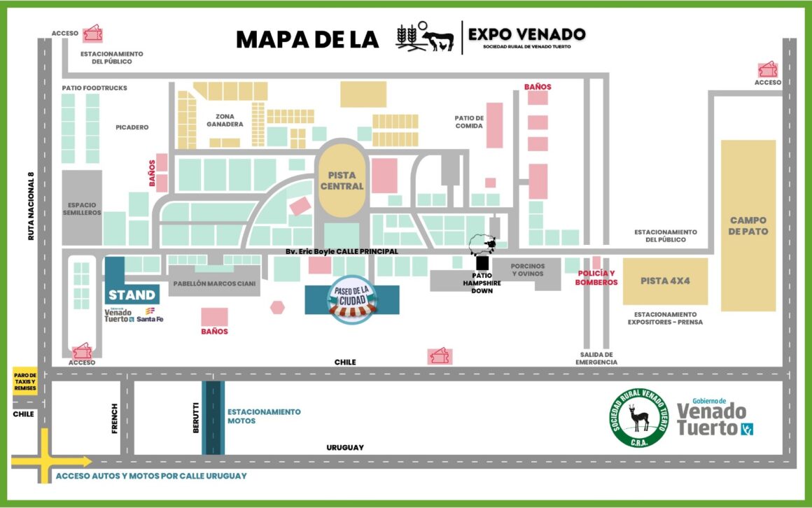 ExpoVenado 2025: Ingresos, zonas de estacionamiento y circulación
