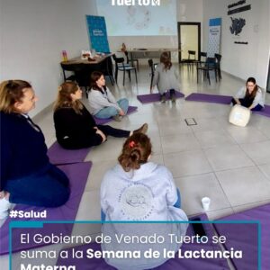 El Gobierno de Venado Tuerto se suma a la Semana de la Lactancia Materna