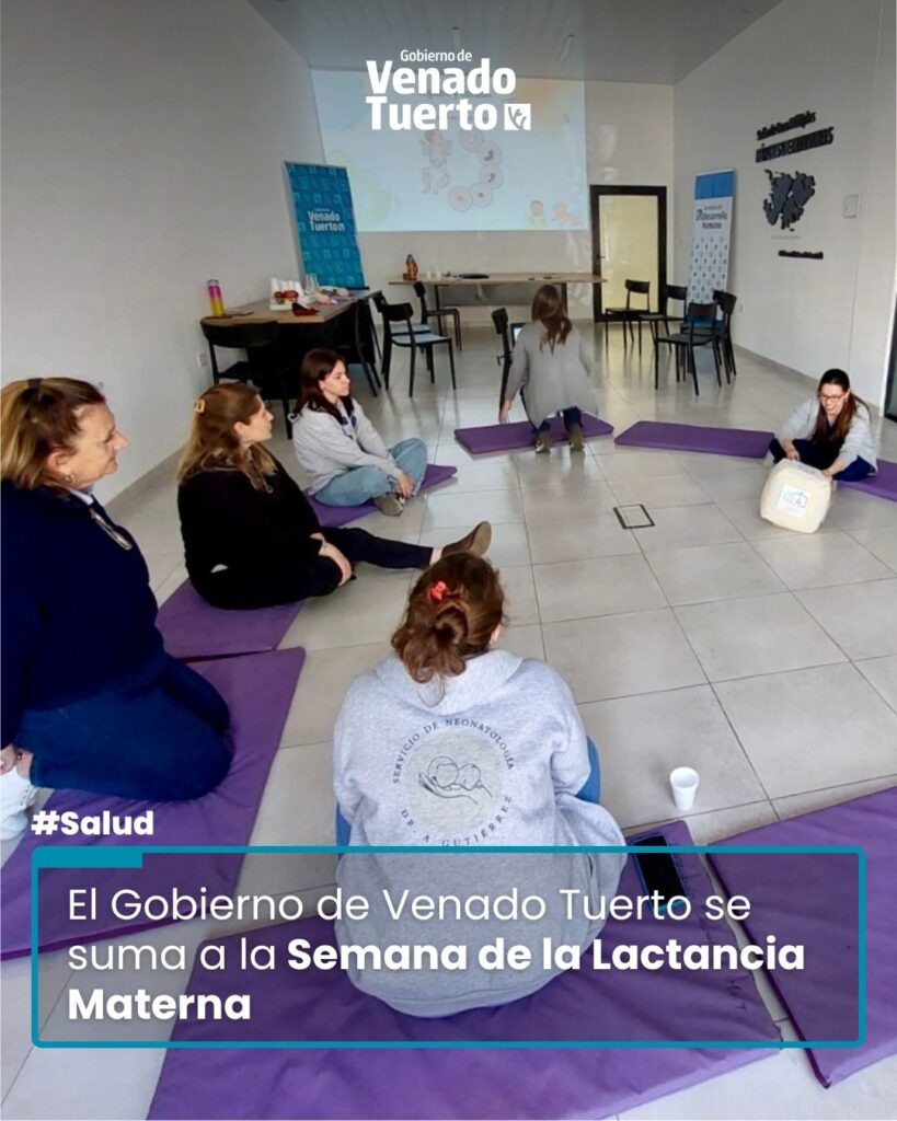 El Gobierno de Venado Tuerto se suma a la Semana de la Lactancia Materna