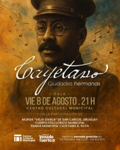 Venado Tuerto y San Carlos homenajearon a Cayetano Silva en el 157º Aniversario de su Natalicio