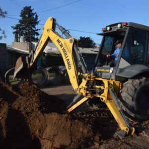 Obras de desagüe y limpieza en distintos puntos de la ciudad