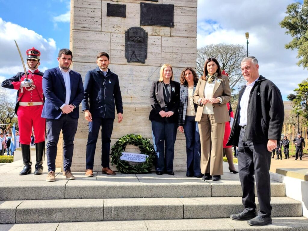 Pullaro y Chiarella encabezaron el acto homenaje al General José de San Martín