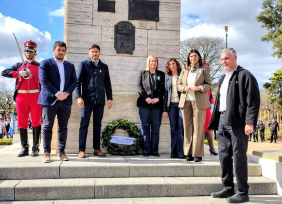 Pullaro y Chiarella encabezaron el acto homenaje al General José de San Martín