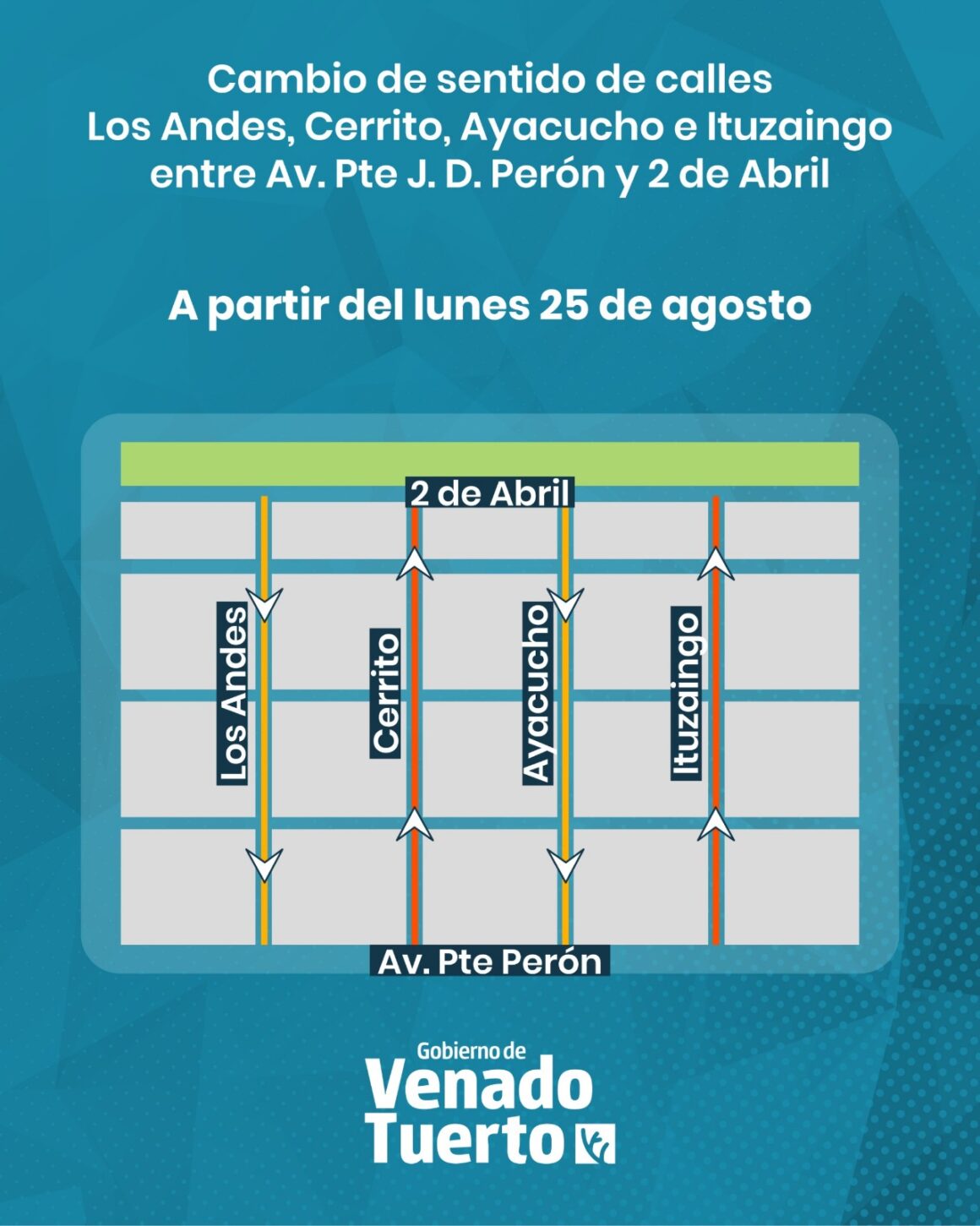 Cuatro calles del barrio Victoria tendrán sentido único de circulación a partir del lunes