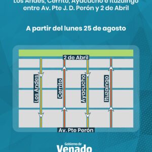 Cuatro calles del barrio Victoria tendrán sentido único de circulación a partir del lunes