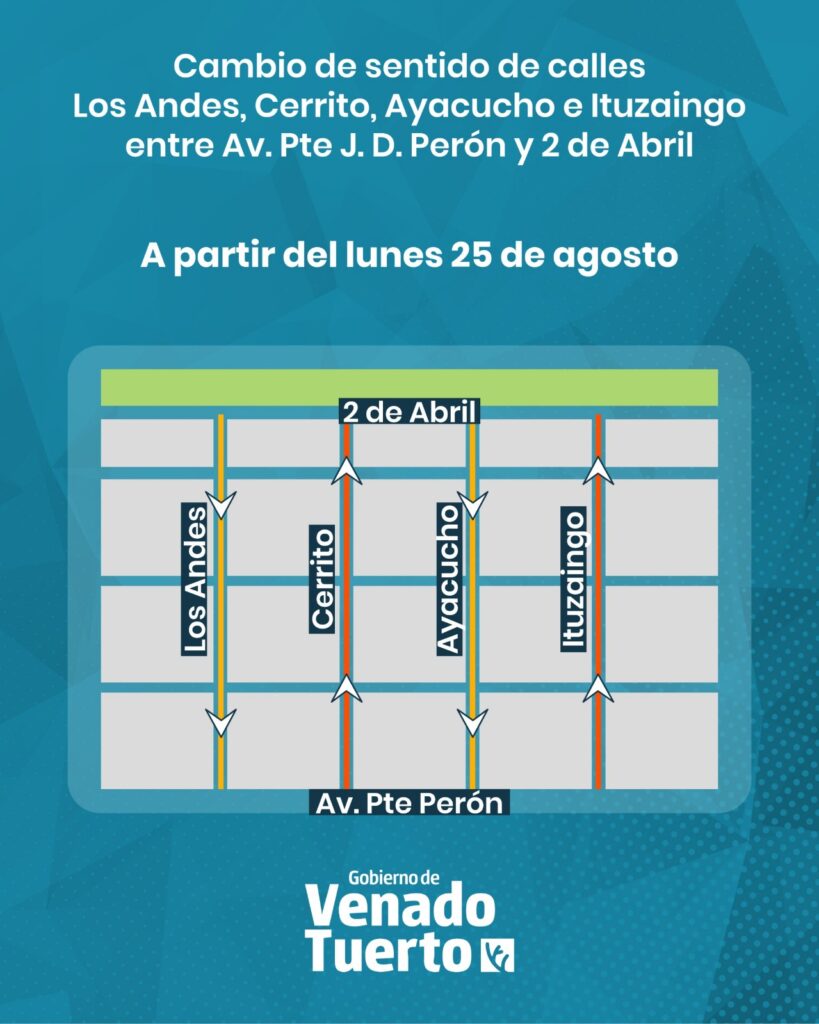 Cuatro calles del barrio Victoria tendrán sentido único de circulación a partir del lunes