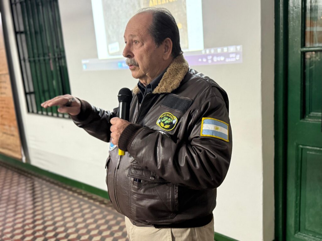 Owen Crippa, colmó la Sala de la Casa Museo durante la presentación de su libro “Con la Patria en el Alma”