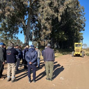 Comenzaron las prácticas del curso para Operarios de Motoniveladoras para trabajadores municipales