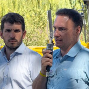 Enrico y Chiarella anunciaron el comienzo de la pavimentación en la futura Circunvalación de Venado Tuerto