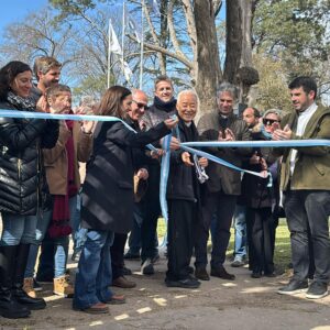 Chiarella y Castagnani encabezaron el corte de cintas de ExpoVenado 2025