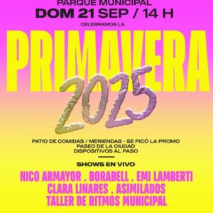 El Día de la Primavera se festeja a lo grande en el Parque Municipal