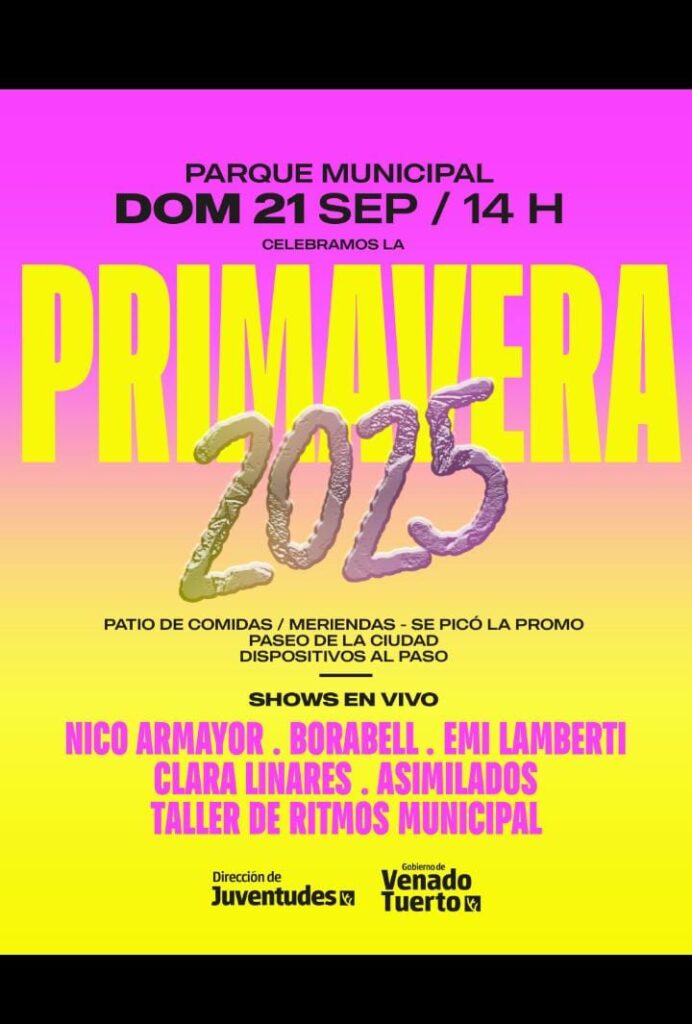 El Día de la Primavera se festeja a lo grande en el Parque Municipal