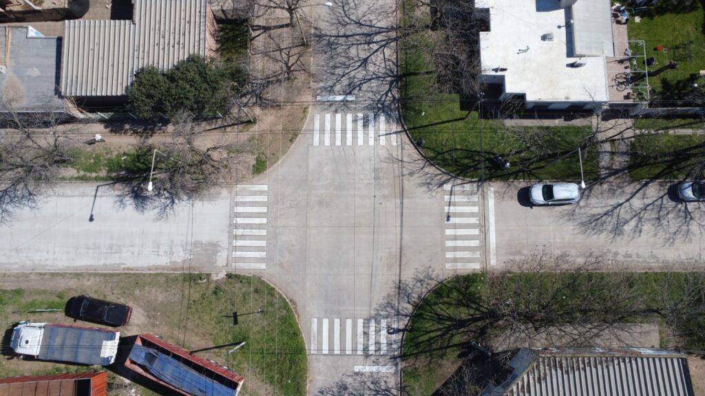 Semana de la Movilidad Sustentable: Ya son más de 120 los cruces de esquina con pintura de sendas peatonales
