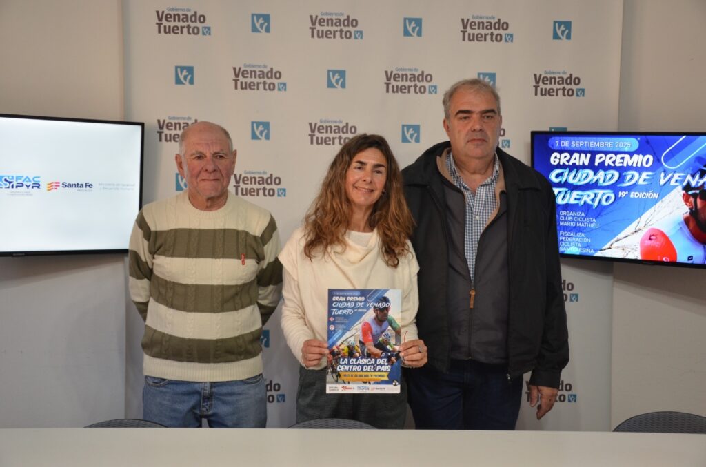 Todo preparado para el 19º Gran Premio de Ciclismo ciudad de Venado Tuerto