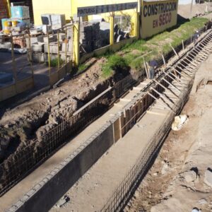 Notorio avance en la ejecución del Emisario de calle Dimmer Notorio avance en la ejecución del Emisario de calle Dimmer