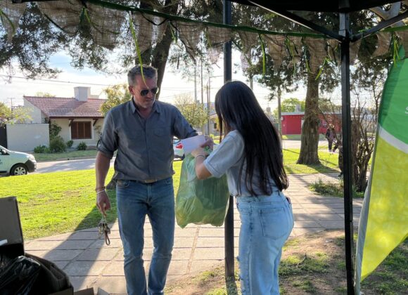 “Objetivo Cierre Basural”: vecinos del barrio Rivadavia se sumaron al canje de reciclables por Ecotachos
