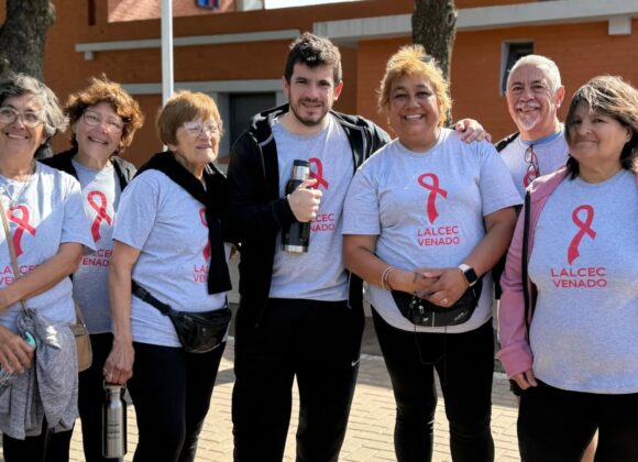 Chiarella participó de la Caminata Rosa en el Día de Lucha Contra el Cáncer de Mama