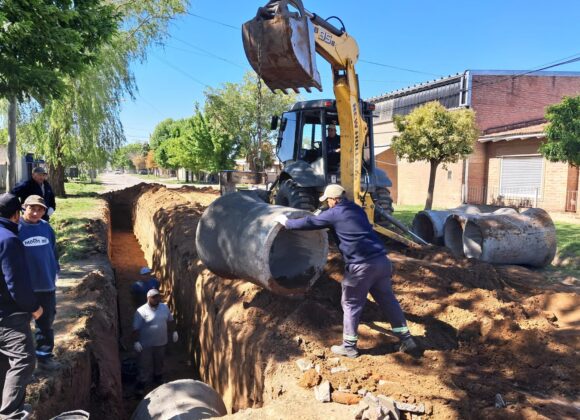 Desagües pluviales: construcción de sumideros y limpieza de canales, cunetas y tuberías