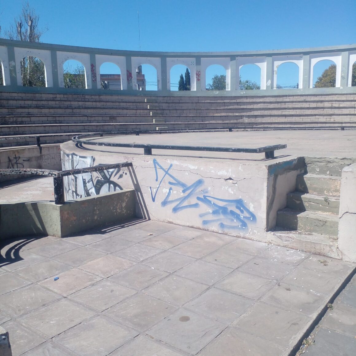 En barrio Norte: reacondicionamiento integral del Anfiteatro de plaza Italia